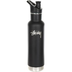Бутылка для воды Stussy Matte Water Bottle Black