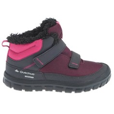 Водонепроницаемые Теплые Дет.ботинки Для Зимних Походов Snow Hiking 100 Scr Warm Quechua