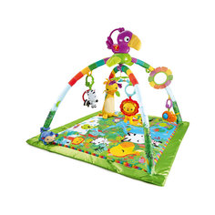 Музыкальный игровой коврик Fisher Price "Тропический лес" с огоньками Mattel