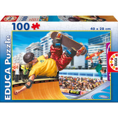 Пазл "Скейтбординг", 100 деталей, Educa