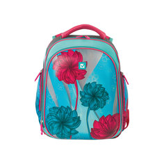Ранец жесткокаркасный BRAUBERG, для средней школы,2 отделения, девочка,Мелисса, 13 литров,38*28*12см