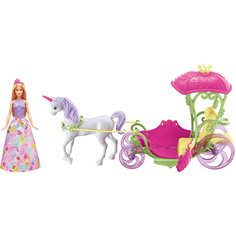 Игровой набор Barbie Конфетная карета и кукла Mattel