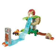 Игровой набор Fisher-Price Вспыш и чудо-машинки "Энимал Айлэнд" Mattel