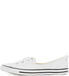 Белые текстильные кеды Converse