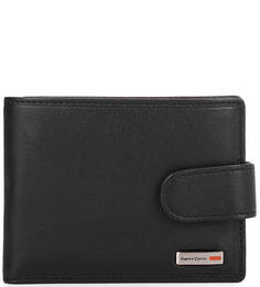 Черное кожаное портмоне Gianni Conti