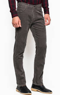 Серые прямые вельветовые брюки Wrangler