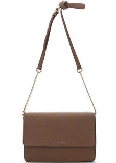 Сумка с откидным клапаном из сафьяновой кожи Michael Michael Kors