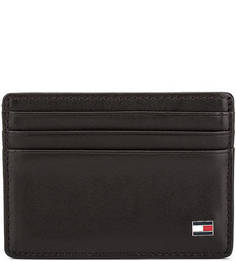 Коричневая визитница из натуральной кожи Tommy Hilfiger