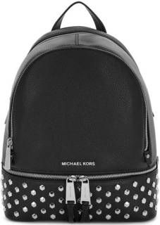 Рюкзак из мягкой кожи с металлическим декором Michael Michael Kors