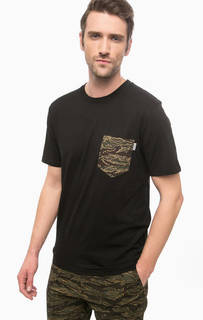 Черная футболка из хлопка с карманом Carhartt WIP