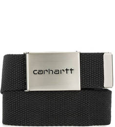 Текстильный ремень черного цвета Carhartt WIP