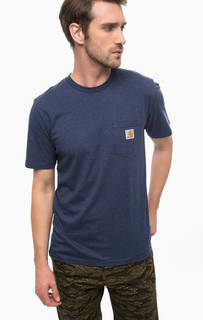 Хлопковая футболка с нагрудным карманом Carhartt WIP