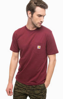 Хлопковая футболка с нагрудным карманом Carhartt WIP