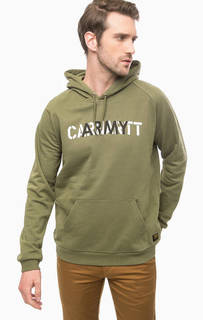 Толстовка цвета хаки с карманом-кенгуру Carhartt WIP