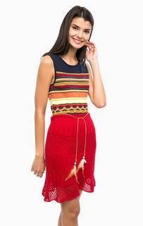 Вязаное платье из хлопка без рукавов Desigual