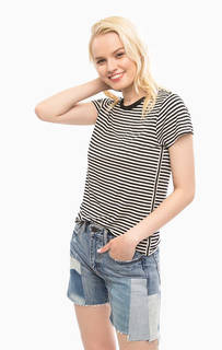 Футболка в полоску с короткими рукавами Scotch&Soda