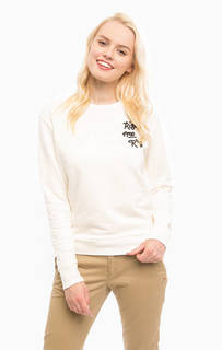 Хлопковый свитшот с вышивкой Scotch&Soda