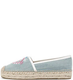 Эспадрильи из денима на платформе Guess