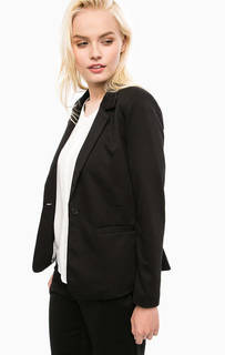 Трикотажный пиджак черного цвета Vero Moda