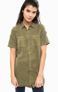 Туника цвета хаки на пуговицах Vero Moda