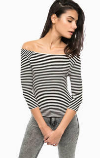 Футболка в полоску с рукавами три четверти Vero Moda