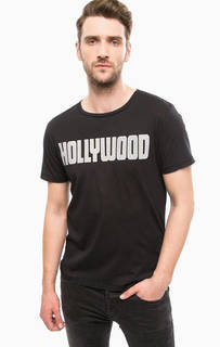 Черная футболка с металлическим декором Replay