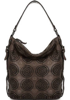 Кожаная сумка через плечо с длинной ручкой Gianni Conti