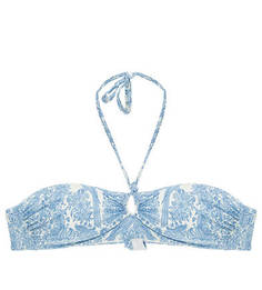 Купальный топ с цветочным принтом MC2 Saint Barth