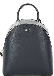 Синяя сумка с двумя отделами Dkny