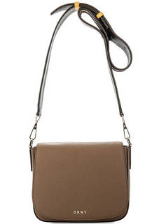 Кожаная сумка с одним отделом Dkny