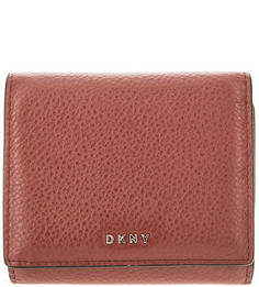 Кожаный кошелек с отделением для мелочи Dkny
