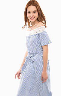 Хлопковая блуза в полоску Vero Moda