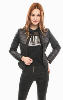 Черная куртка с трикотажными вставками Calvin Klein Jeans