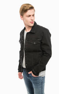 Черная куртка из денима Calvin Klein Jeans