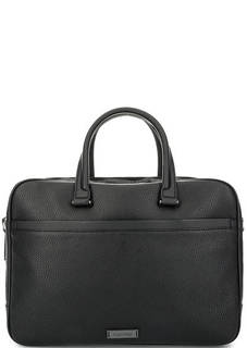 Черная вместительная сумка с двумя отделами Calvin Klein Jeans