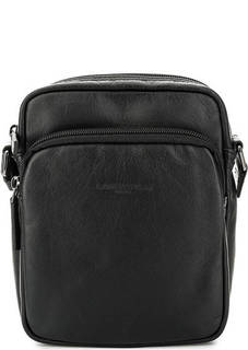 Маленькая кожаная сумка на молнии Lancaster