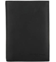 Черное портмоне из натуральной кожи Lancaster