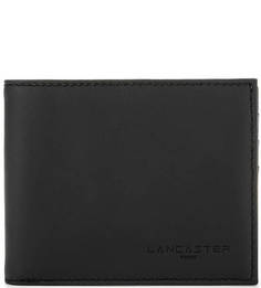 Кожаное портмоне черного цвета Lancaster