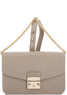 Кожаная сумка с откидным клапаном Furla