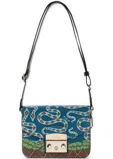 Разноцветная маленькая сумка через плечо Furla