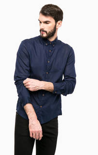 Хлопковая рубашка с длинными рукавами Tom Tailor Denim
