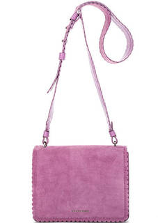 Фиолетовая замшевая сумка с одним отделом Coccinelle