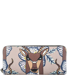 Кожаный кошелек с двумя отделами для купюр Furla