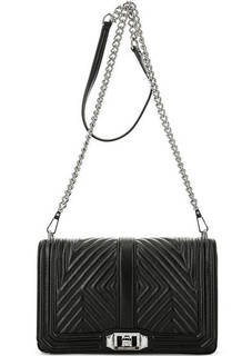 Стеганая кожаная сумка через плечо Rebecca Minkoff