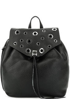 Кожаный рюкзак с металлическим декором Rebecca Minkoff