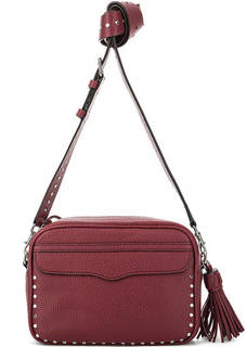 Кожаная сумка на молнии через плечо Rebecca Minkoff