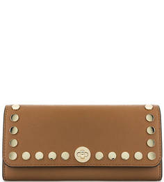 Кожаный кошелек с металлическим декором Michael Michael Kors