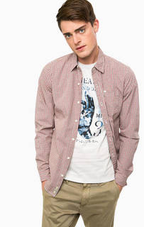 Приталенная хлопковая рубашка Pepe Jeans