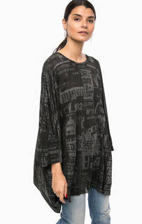 Туника из вискозы свободного кроя Diesel