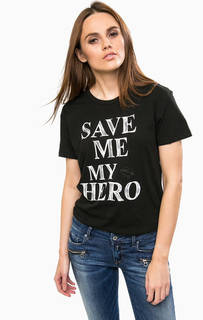 Хлопковая футболка с надписью Replay